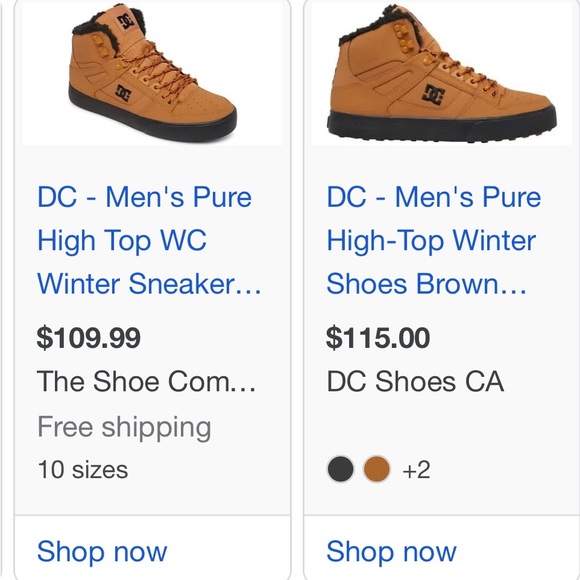 DC men’s winter shoes - Picture 4 of 5